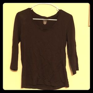 GIRLS 3/4 SLEEVE CREW NECK T-SHIRT
